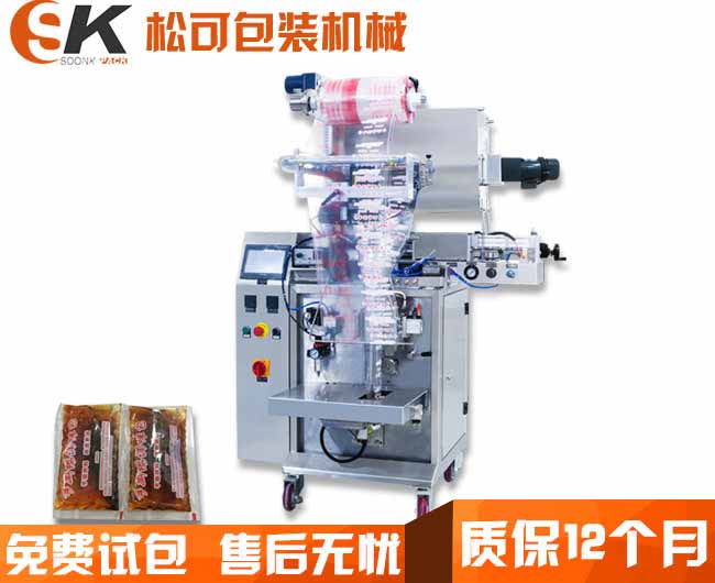 小颗粒香辣酱包装机展示图片